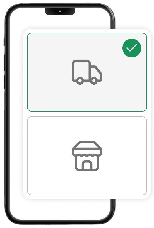 Ritiro o consegna: scegli tu